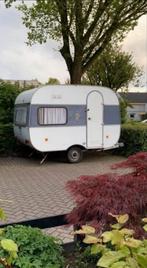 Charmante Oldtimer Caravan met Voortent - 3 Slaapplaatsen, Caravans en Kamperen, Tenten, Ophalen, Gebruikt, Tot en met 3