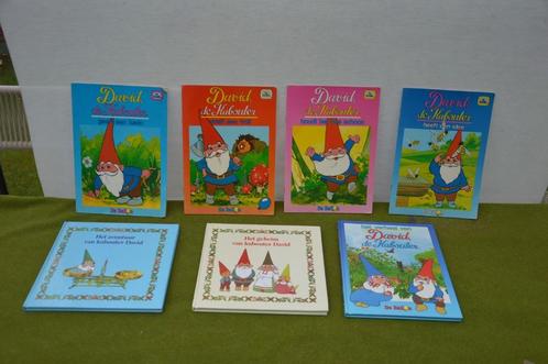 8 vintage David de Kabouter boekjes uit jaren 80, Het verhaa, Boeken, Sprookjes en Fabels, Gelezen, Ophalen of Verzenden