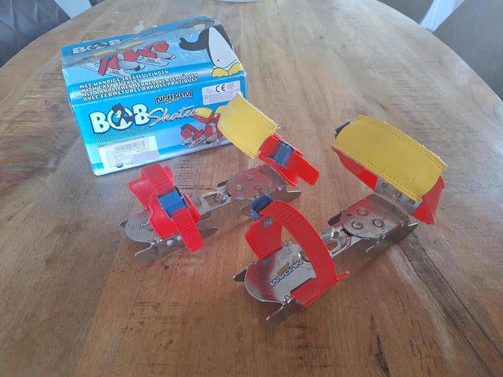 Nijdam glij ijzers maat 24-34, Ophalen of Verzenden