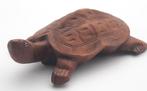 Vintage houten hand gesneden Schildpad, Ophalen of Verzenden, Zo goed als nieuw, Dier