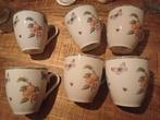6 janneke brinkman  bekers  flowers, Huis en Inrichting, Keuken | Servies, Ophalen of Verzenden, Zo goed als nieuw, Overige stijlen