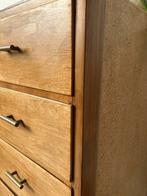 Ladekast vintage 1960 | eiken | pootjes | *bezorgoptie, Gebruikt, Eikenhout, 3 of 4 laden, Minder dan 100 cm