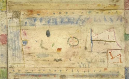 116. Aquarel Martin Tissing, "Sterrenveld", 2009, Antiek en Kunst, Kunst | Overige Kunst, Ophalen of Verzenden