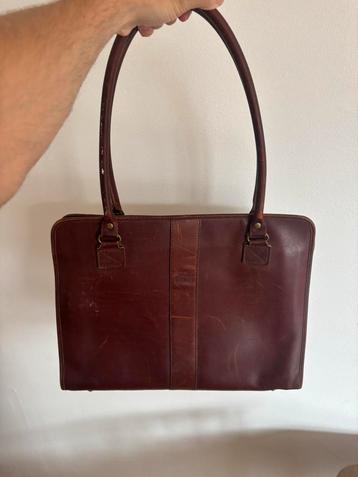 Leren vintage Timberland aktetas beschikbaar voor biedingen