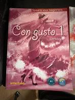 Lesboek Spaans voor beginners Con Gusto 1 incl werkboek, Ophalen, Zo goed als nieuw, E.M. Lloret Ivorra, Nederlands
