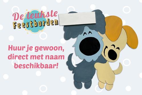 Geboortebord Woezel en Pip goedkoop huren voor meisje/jongen, Kinderen en Baby's, Kraamcadeaus en Geboorteborden, Zo goed als nieuw