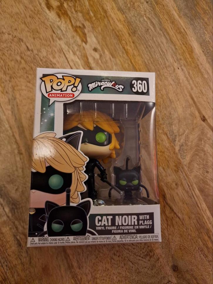 Funko Pop! Miraculous - Cat Noir #360, Kinderen en Baby's, Speelgoed | Actiefiguren, Nieuw, Ophalen of Verzenden