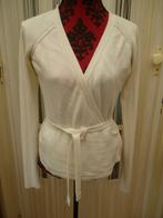 Vest H&M maat L wit overslagvest (42/44), H&M, Wit, Maat 42/44 (L), Ophalen of Verzenden
