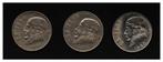 3x 1 peso Mexico 1971, 1975 en 1980, Verzenden, Midden-Amerika