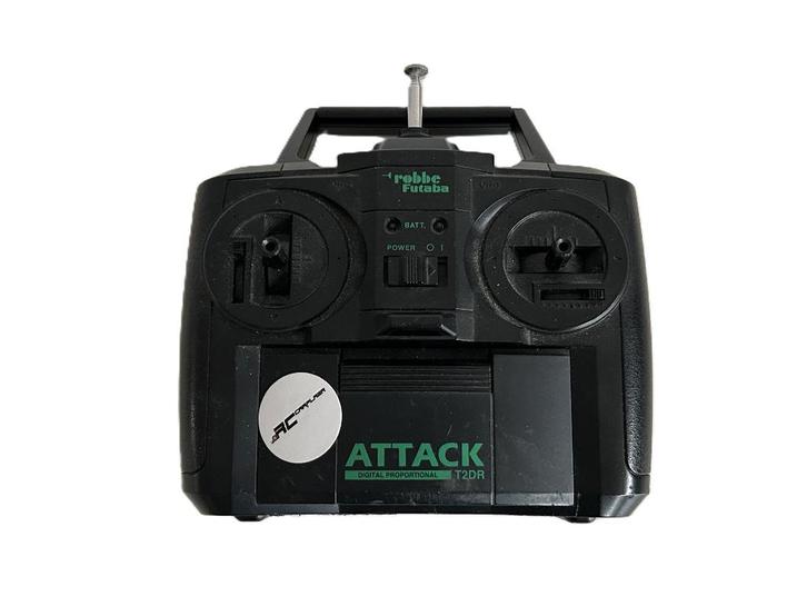 Robbe Futaba Attack T2DR zender met kristal, Hobby en Vrije tijd, Modelbouw | Radiografisch | Auto's, Gebruikt, Onderdeel, Overige schalen