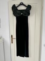 Galajurk / Avondjurk maat 36 groen velours, Galajurk, Ophalen of Verzenden, Zo goed als nieuw, Maat 36 (S)