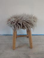 Kinderkrukje hout met beren vacht, Ophalen of Verzenden, Zo goed als nieuw, Hout