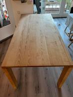 Arco Essenza massief houten eettafel, Ophalen, 50 tot 100 cm, Zo goed als nieuw, Vijf personen of meer