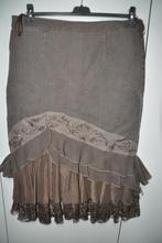 PN14 Mooie rok maat 44 Linea Tesini Bruin tinten, Ophalen of Verzenden, Zo goed als nieuw, Bruin, Rok