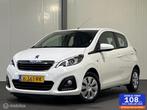 Peugeot 108 1.0 e-VTi Active 5-drs [ NAP airco LED ], Auto's, Euro 6, 4 stoelen, Wit, Origineel Nederlands
