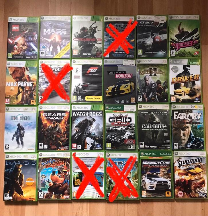 Xbox 360 Spellen., Spelcomputers en Games, Games | Xbox 360, Zo goed als nieuw, Overige genres, 2 spelers, Vanaf 3 jaar, Eén computer