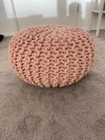 Poef 45x25 cm oud roze, Ophalen, Gebruikt