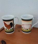 Crown Trent Annandale/ Emmerdale Farm mokken, Verzenden, Gebruikt, Overige stijlen, Kop(pen) en/of Schotel(s)