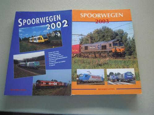 9x Spoorwegen Jaarboeken  2002 t/m 2010,   Richard Latten, Verzamelen, Spoorwegen en Tramwegen, Zo goed als nieuw, Trein, Overige typen
