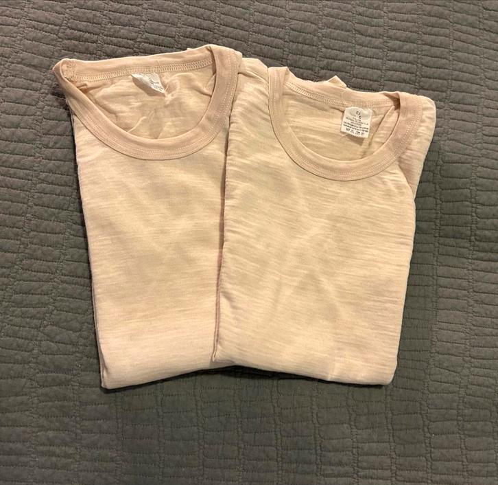 Jaeger t-shirts, wol/katoen, maat S, Kleding | Heren, T-shirts, Zo goed als nieuw, Maat 46 (S) of kleiner, Beige, Ophalen of Verzenden