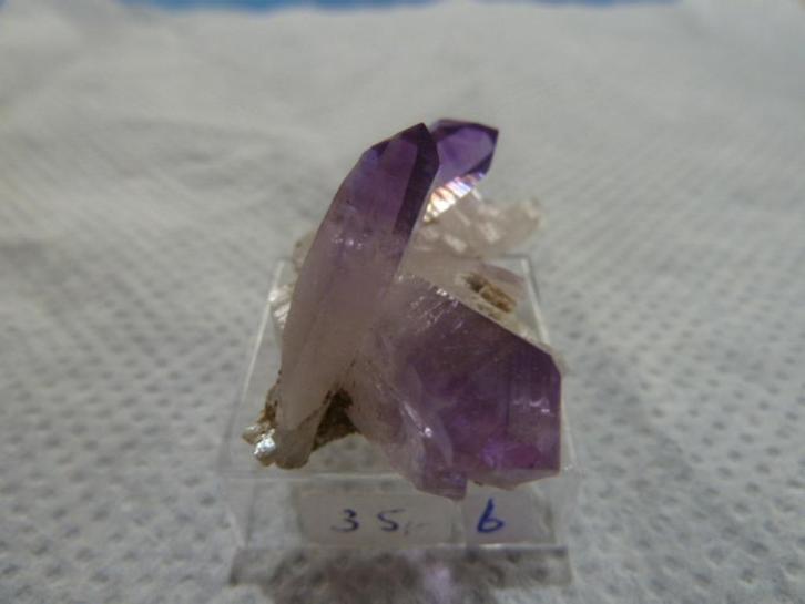 Amethist (Mexico-06), Verzamelen, Mineralen en Fossielen, Mineraal, Ophalen of Verzenden
