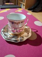 Antiek kop en schotel setje van Schwarzenhammer Porzellan, Antiek en Kunst, Ophalen of Verzenden, Zilver