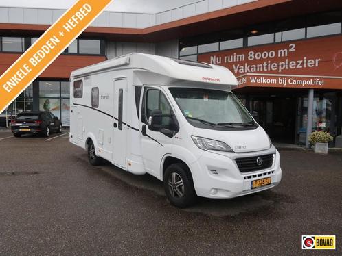 Dethleffs Trend T 6717 EB MET HEFBED EN OPBOUWAIRCO, Caravans en Kamperen, Campers, Half-integraal, tot en met 4, Dethleffs, Diesel