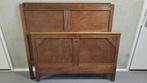 Art deco bed, AmsterdMse school twijfelaar van 120cm, Antiek en Kunst, Antiek | Meubels | Bedden, Ophalen