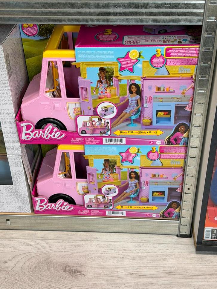 BARBIE Limonadewagen Speel-auto met accessoires Groot NIEUW, Kinderen en Baby's, Speelgoed | Poppen, Nieuw, Barbie, Ophalen of Verzenden