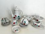 Vintage kinderservies porselein bloemen, Ophalen