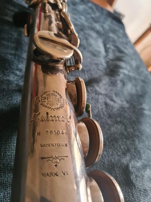 Vintage Selmer mark 6 sopraan The real thing., Muziek en Instrumenten, Blaasinstrumenten | Saxofoons, Gebruikt, Sopraan, Met koffer