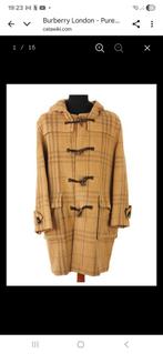 Burberry London Duffle Coat - Pure Wool - Maat L, Kleding | Heren, Burberry London, Maat 52/54 (L), Beige, Nieuw