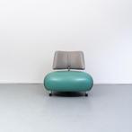 2x Leolux Pallone Fauteuil Groen/Antraciet/Beige - Chroom, Niet ingevuld, Niet ingevuld, 75 tot 100 cm, Ophalen of Verzenden