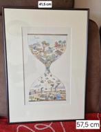 Tijdmachine/De Zandloper. Schilderij., Antiek en Kunst, Ophalen