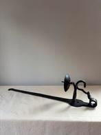 Vintage castiron wandkandelaar brutalist stijl l59cm, Huis en Inrichting, Woonaccessoires | Kandelaars en Kaarsen, 50 tot 75 cm