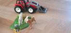 Boerderijsetje playmobil met trekker en diertjes, Ophalen of Verzenden, Zo goed als nieuw