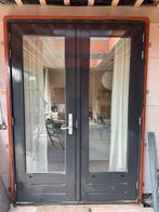 Dubbele Deuren in Kozijn, Gebruikt, 120 cm of meer, Ophalen of Verzenden, 200 tot 215 cm