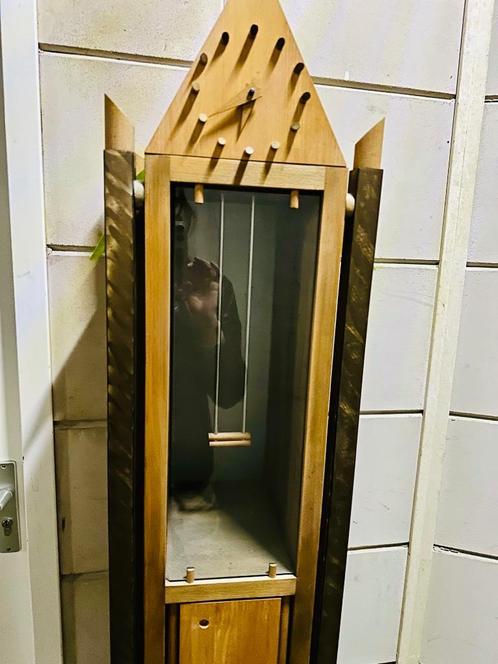 Staande klok, Huis en Inrichting, Woonaccessoires | Klokken, Zo goed als nieuw, Staande klok, Analoog, Ophalen