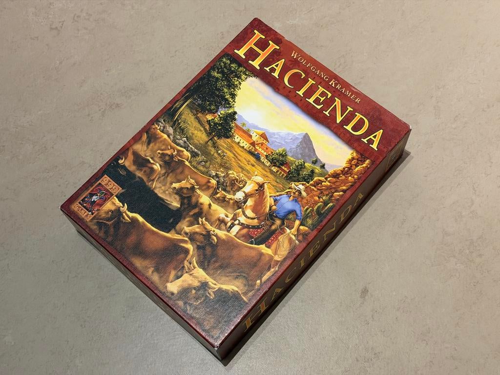Haciënda Bordspel - Strategisch Boerderijspel, Drie of vier spelers, Ophalen of Verzenden, Zo goed als nieuw