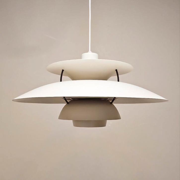 Ophangklaar - Vintage Deens design PH5 Louis Poulsen, Huis en Inrichting, Lampen | Hanglampen, Minder dan 50 cm, Metaal, Ophalen of Verzenden