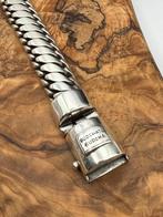 “BEN MEDIUM” buddha to buddha 21,5cm maat: E+ “GEPOLIJST, Ophalen of Verzenden, Zo goed als nieuw, Zilver, Zilver