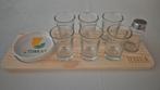 Plankje tequila glaasjes, Verzamelen, Glas en Borrelglaasjes, Ophalen of Verzenden, Zo goed als nieuw