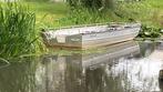 Platbodem Qwest F 361/ suzuki 6pk, Watersport en Boten, Ophalen, Aluminium, Zo goed als nieuw, Benzine