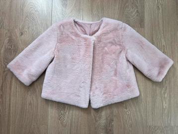 Bolero Fluffy vest roze maat M beschikbaar voor biedingen