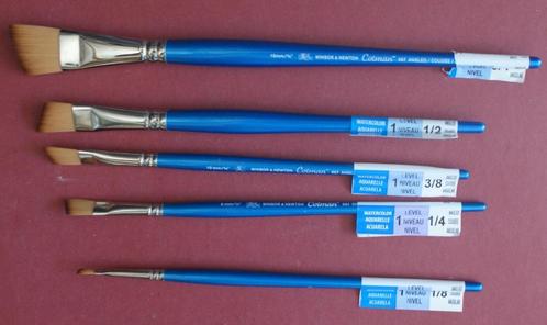 Winsor Newton Serie 667 Cotman Schuin Penseel, Hobby en Vrije tijd, Schilderen, Nieuw, Penseel of Kwast, Verzenden