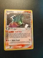 Tyranitar ex delta species 16, Ophalen, Zo goed als nieuw, Losse kaart, Foil