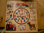 Puzzel met klok, Ophalen of Verzenden, 10 tot 50 stukjes, Zo goed als nieuw, 4 tot 6 jaar