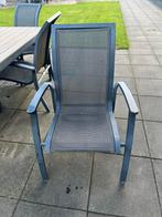Tuintafel met 6 stoelen - Aluminium/Textileen, Tuin en Terras, Tuinstoelen, Ophalen, Gebruikt, Aluminium