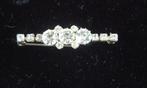 prachtige gave broche met strass of kristal nr.1, Ophalen of Verzenden, Met strass