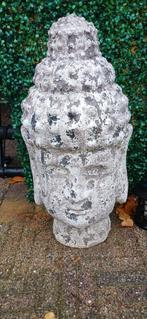 2 Authentieke Boeddhabeelden van Massief Steen, Ophalen, Zo goed als nieuw, Steen, Boeddhabeeld